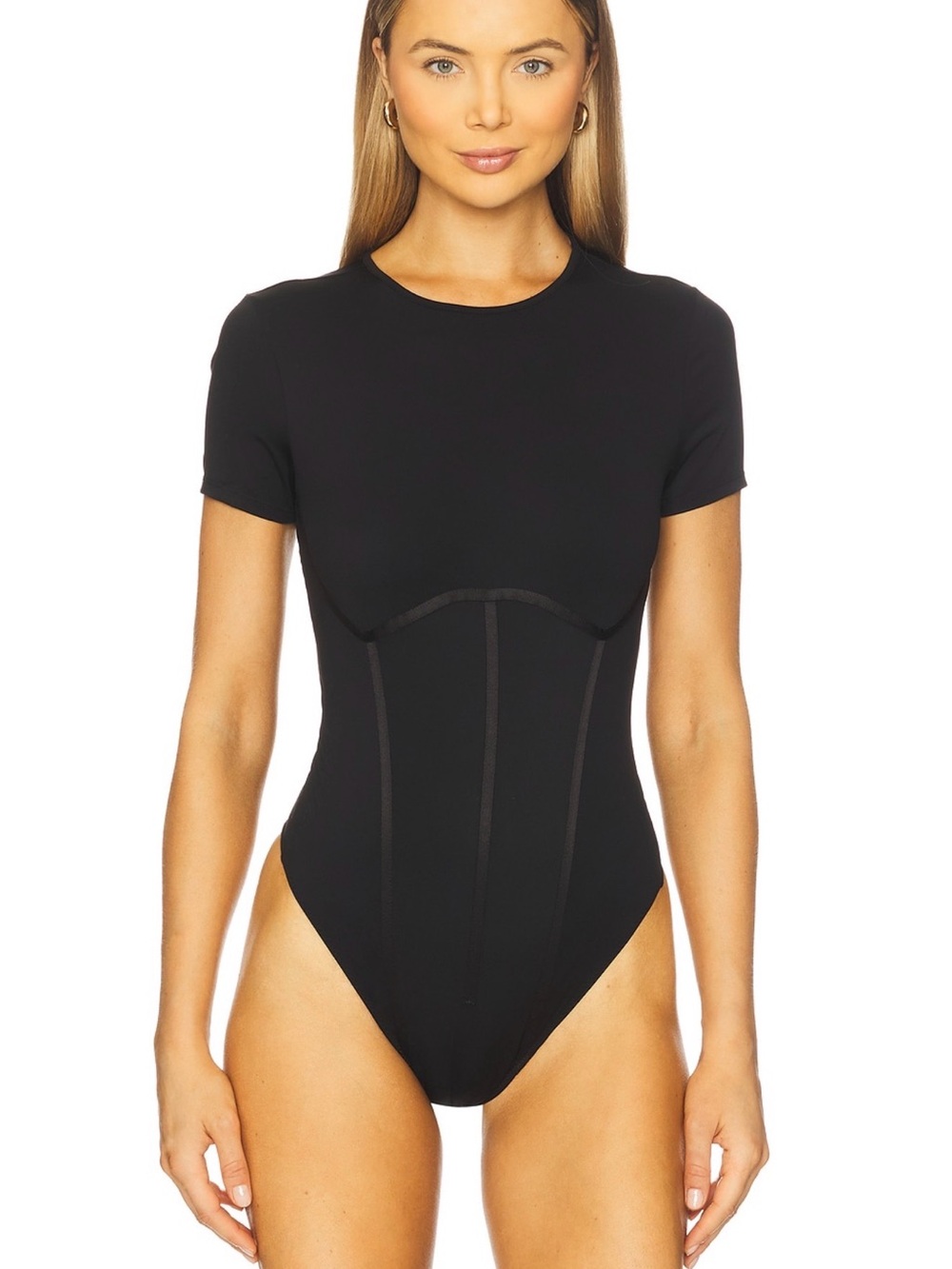 Good American Weightless Scuba Corset Bodysuit